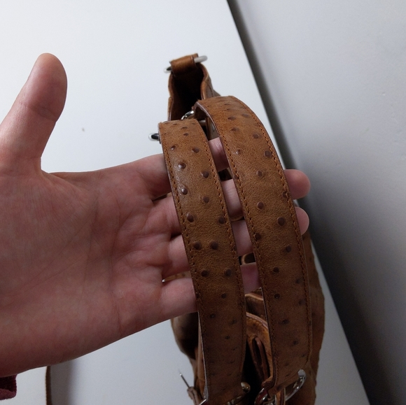 🌿FURLA OSTRICH LEATHER BAG🌿 - Picture 8 of 12